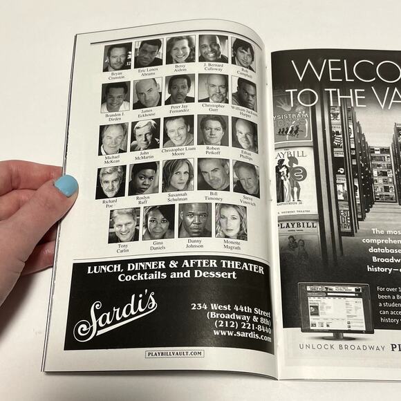 All The Way Opening Night Broadway Playbill Bryan Cranston New York Theatre - Picture 7 of 10